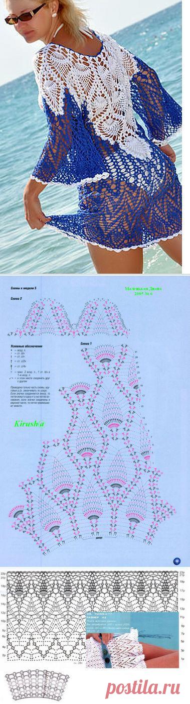 ТУНИКА ДЛЯ ПЛЯЖА.