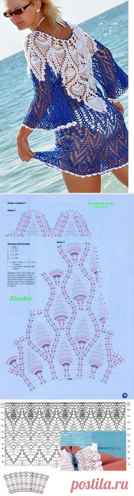 ТУНИКА ДЛЯ ПЛЯЖА.