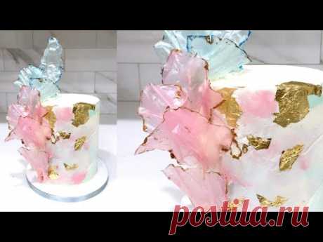 Cake decorating tutorials | BUTTERCREAM MARBLE CAKE | Sugarella Sweets