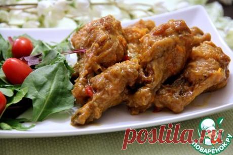 Остро-сладкие куриные крылья - кулинарный рецепт