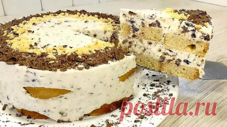 Торт БЕЗ Выпечки и БЕЗ Печенья "БЕРЁЗКА"