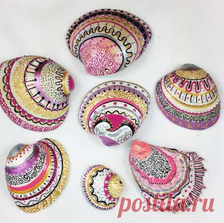 Роспись ракушек: идеи — DIYIdeas