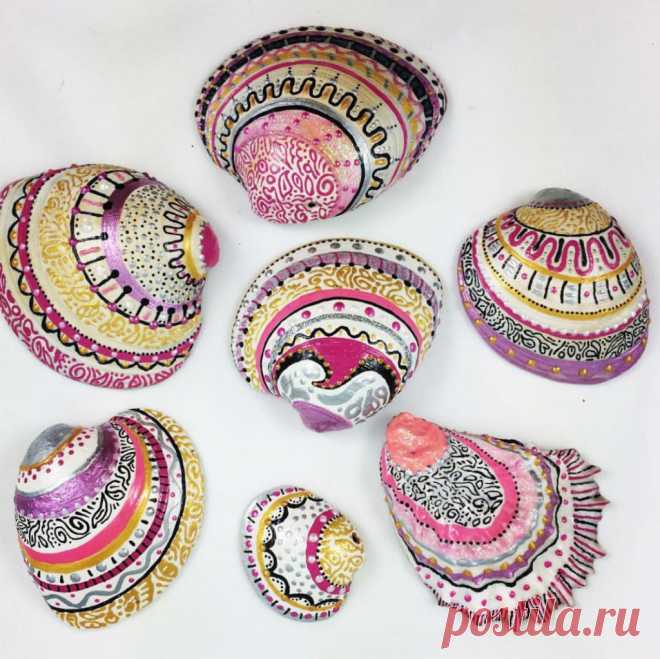 Роспись ракушек: идеи — DIYIdeas