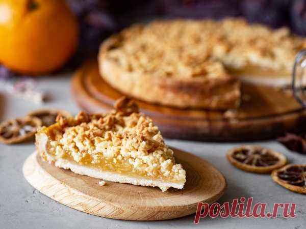 Тертый пирог с лимоном и апельсином — рецепт с фото пошагово