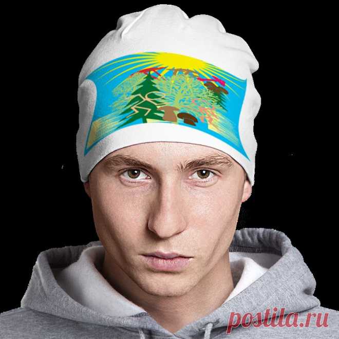Шапка "Грибные походы." от Printissimo - Printio
