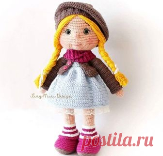 Подробная схема вязания амигуруми куклы TonTon крючком — DIYDIY.ru вязание: описание, схемы, видео, мастер классы