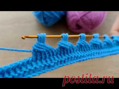Super Easy Beautiful Crochet Knitting - Çok Güzel Tığ İşi Örgü Modeli