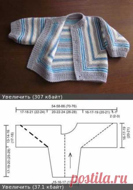Вяжем вместе детям: жакет-сюрприз • Вяжем ДЛЯ ДЕТЕЙ • Форумы Darievna.ru: вышивка, вязание, готовим вместе и многое другое своими руками