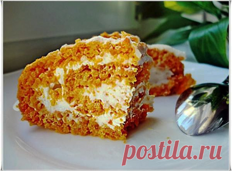 Морковный рулет с творожно-йогуртовой начинкой, как приготовить Морковный рулет - Kulinarnyj-Recept.РУ