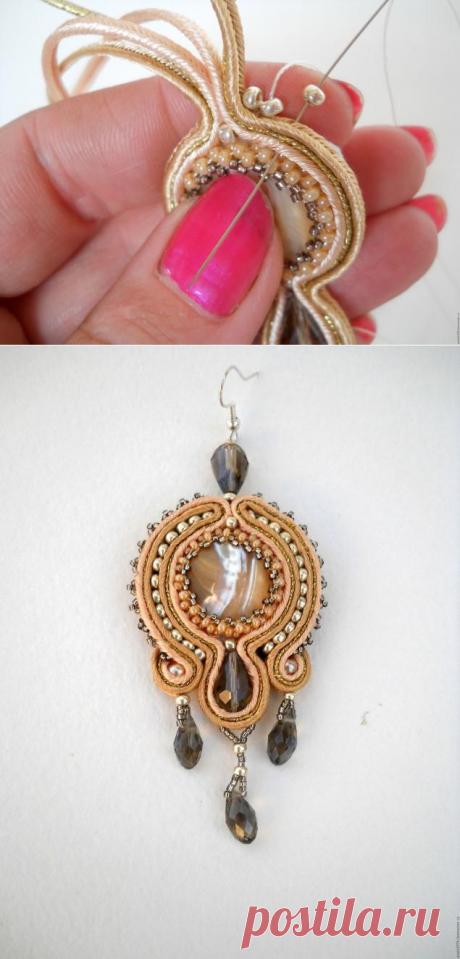 Мастер-класс по сутажу &quot;сутажные серьги Винтаж&quot; - Ярмарка Мастеров - ручная работа, handmade