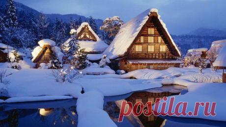 Деревня Сиракава, Япония.