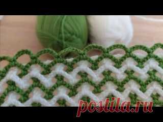 Легкое вязание крючком - восхитительная модель.