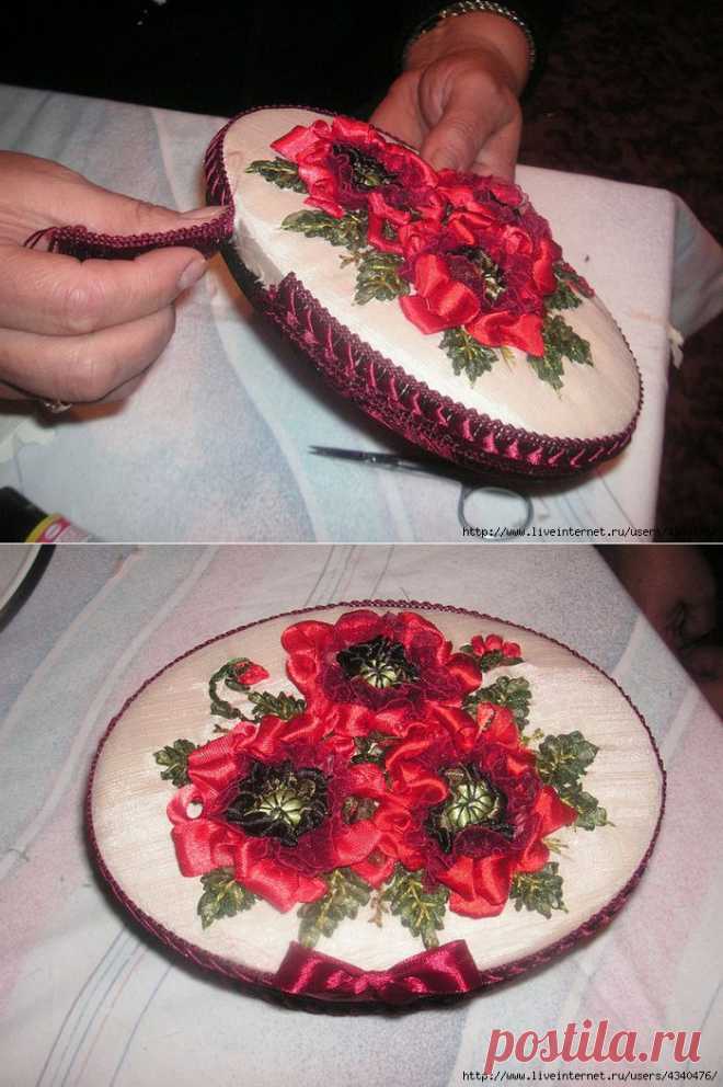 МК Шкатулка с вышивкой