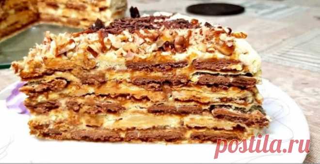 ОБАЛДЕННО ВКУСНЫЙ ТОРТ БЕЗ ВЫПЕЧКИ ВСЕГО ЗА 15 МИНУТ!