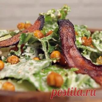 Vegan Recipe Videos 🥗 в Instagram: «Vegan Kale Caesar Salad with carrot bacon by @wearesovegan 🥗 1 large carrot 1 tsp soya sauce 1 tsp maple syrup 2x 400 g tinned chickpeas…» 2,588 отметок «Нравится», 33 комментариев — Vegan Recipe Videos 🥗 (@veganrecipevideo) в Instagram: «Vegan Kale Caesar Salad with carrot bacon by @wearesovegan 🥗 1 large carrot 1 tsp soya sauce 1 tsp…»