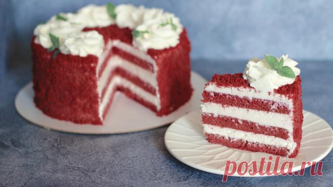 Красный бархат! Низкокалорийный пп торт без сахара! | Лена ПП Кондитер | Дзен