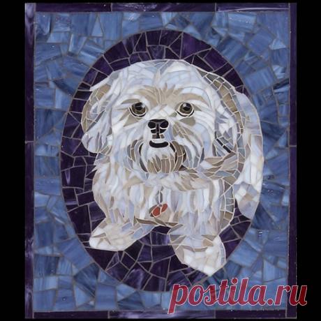 Dogs in Modern Mosaic Art – Beagle, Boston Terrior, Bulldog, Chow, Dachshund, Dane, Dalmation, Doberman, Husky, Lab, Pit Bull, Pug, St. Bernard, Shepherd, Shih Tzu, Tibetan Terrior | Mosaic Art Source
