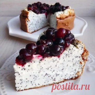 ТВОРОЖНАЯ ЗАПЕКАНКА С МАКОМ