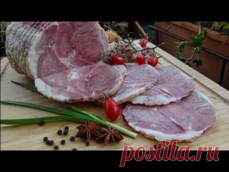 Готовим Пармскую ветчину , прошутто котто . - YouTube