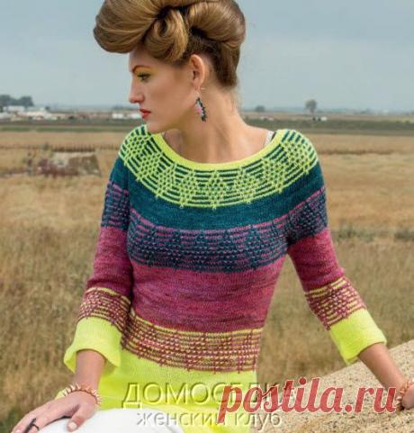 Вязание летней туники  | ДОМОСЕДКА