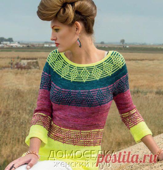 Вязание летней туники  | ДОМОСЕДКА