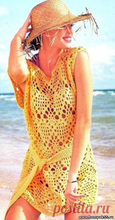 Летние топы, маечки для женщин крючком - Схемы и описания вязаных изделий | «Хомяк55.ру» сайт о вязании