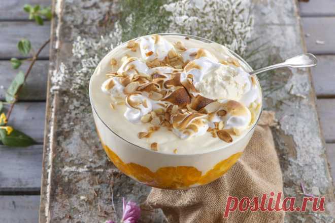 Receita de: Trifle de inverno com laranja - Teleculinaria Receita de Trifle de inverno com laranja. Descubra como cozinhar Trifle de inverno com laranja de maneira prática e deliciosa com a Teleculinária!