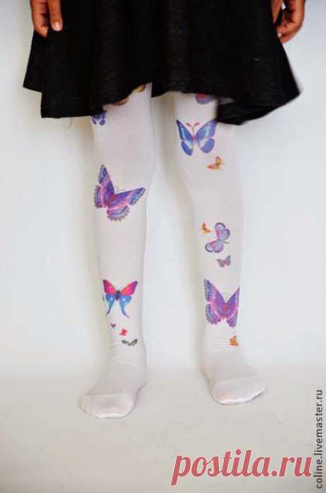 Как создать дизайнерские колготки своими руками. Автор идеи Натали (Coline) | СДЕЛАЙ САМ!