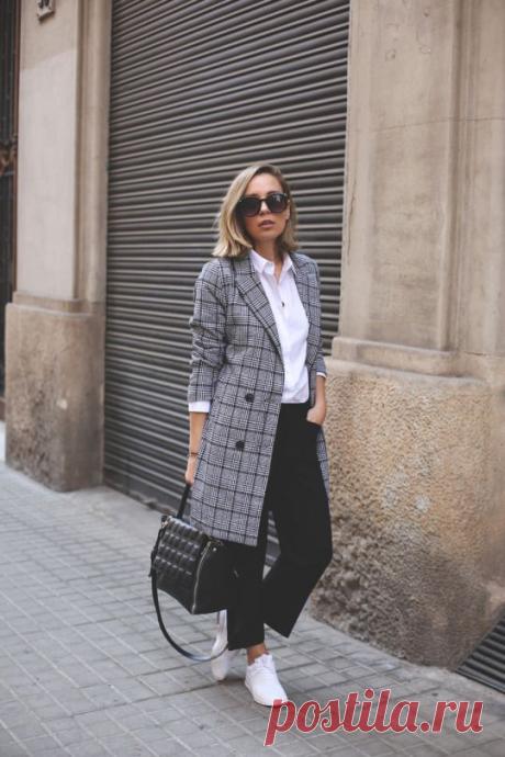 Женская уличная мода весна осень