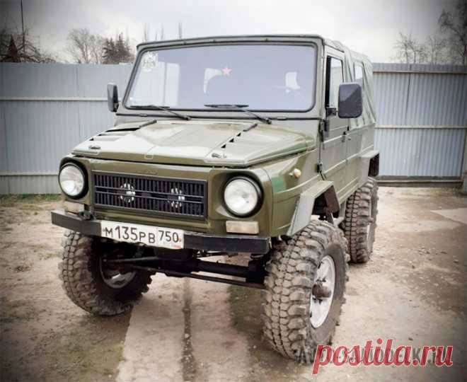 Авто самоделка ЛуАЗ с двигателем ВАЗ-2106 и военными мостами (29 фото) Самодельный внедорожник, построенный на базе автомобиля ЛуАЗ-969 с двигателем ВАЗ-2106 и военными мостами