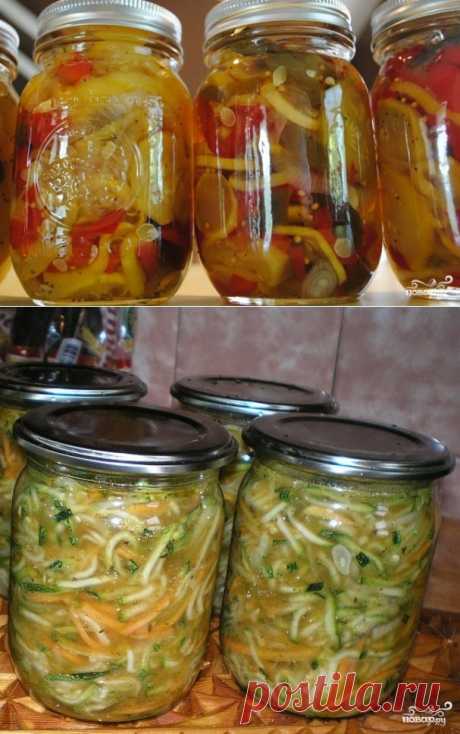 Кабачки по-корейски на зиму..