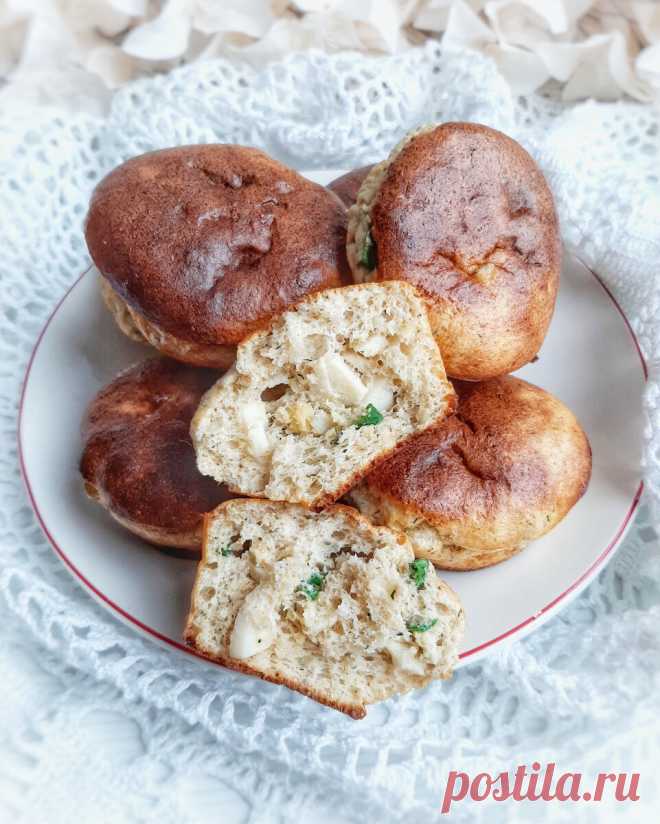 ПП Пирожки-кексы с луком и яйцом. | ПП Рецепты для Здорового питания | Дзен
