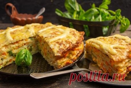 Закусочный торт из кабачков. Пошаговый рецепт с фото — Ботаничка.ru