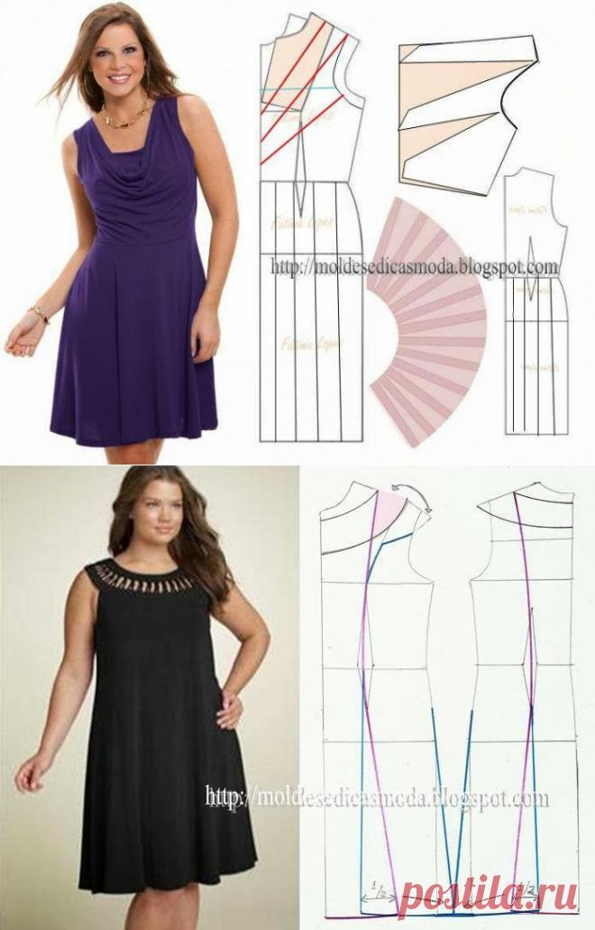 Платье+выкройка.