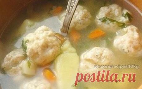 Суп с рыбными фрикадельками / Всё за еду!