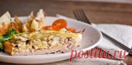 Мясо по-купечески с грибами — Вкусные рецепты