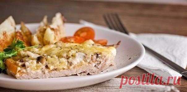 Мясо по-купечески с грибами — Вкусные рецепты