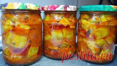 ЗИМОЙ ОБЛИЖЕШЬ ПАЛЬЧИКИ! Старый рецепт САЛАТА КАБАЧКОВ ПО ДЕРЕВЕНСКИ