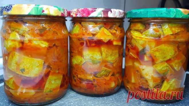 ЗИМОЙ ОБЛИЖЕШЬ ПАЛЬЧИКИ! Старый рецепт САЛАТА КАБАЧКОВ ПО ДЕРЕВЕНСКИ
