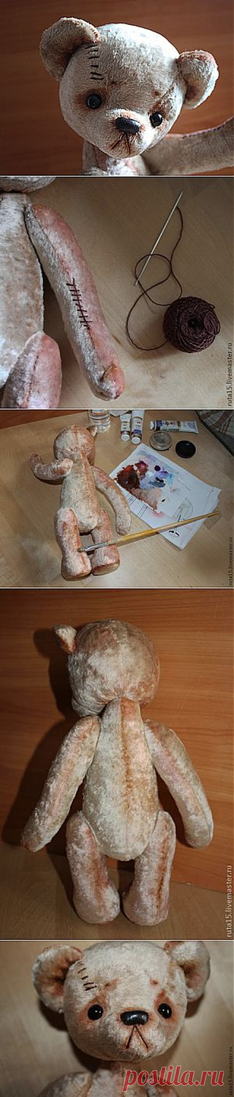 Винтажный мишка -образ. - Ярмарка Мастеров - ручная работа, handmade