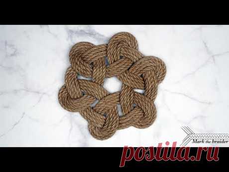 Loopy rope mat - YouTube