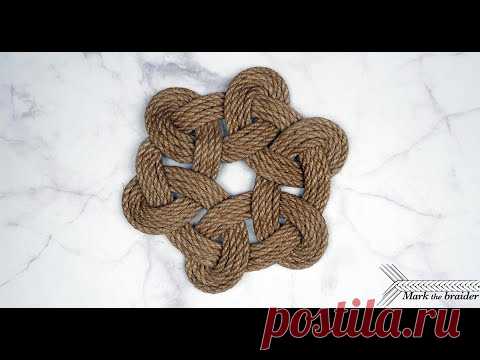 Loopy rope mat - YouTube