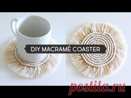 DIY Macramé Coaster
