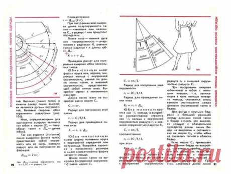 Построение выкройки конической юбки ("солнце", "полусолнце", "колокол", "клеш").
(из книги Фефеловой Л.Н. Если вы любите шить, 1993).
#простыевыкройки #простыевещи #шитье #юбка #выкройка