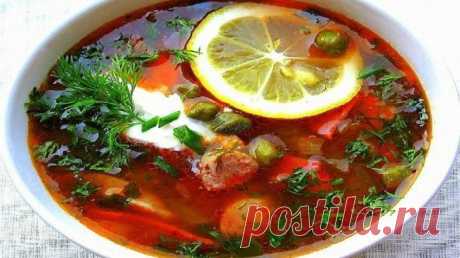ВКУСНЕЙШАЯ СОЛЯНКА . Один из моих любимых рецептов — Полезные советы