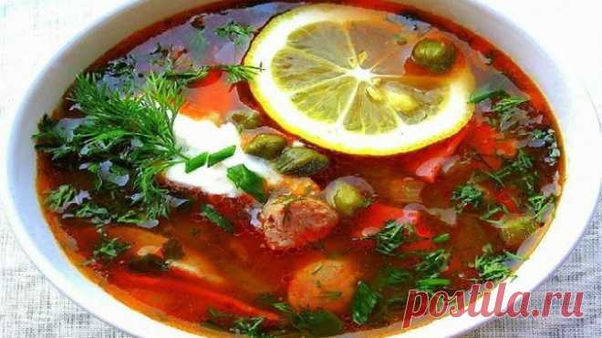 ВКУСНЕЙШАЯ СОЛЯНКА . Один из моих любимых рецептов — Полезные советы