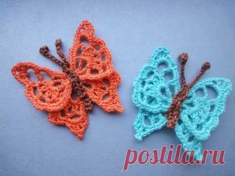 БАБОЧКА  BUTTERFLY Crochet