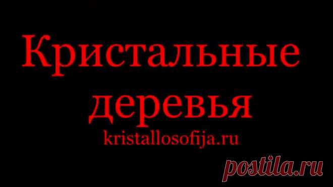 Кристальные деревья для дома