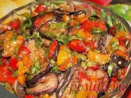 Быстрые маринованные баклажаны (суточные)