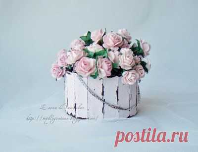 Ведерко с цветами - Декупаж - Рукоделие и творчество - Каталог статей - Рукоделие-мое хобби